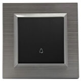 Asyagrup Ovivo Quantum Bakır Zil / Light Anahtarı - Çerçeve Dahil