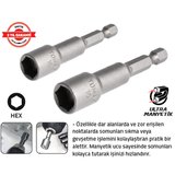 MANYETİK SOMUN ADAPTÖRÜ 13 x 65 mm (3 Adet)