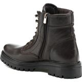 LUMBERJACK WAGNER HAKİKİ DERİ FERMUARLI CASUAL ANATOMİK ERKEK BOT