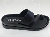 VOGA 1740 SİYAH ÇATLAK COMFORT CASUAL Kadın TERLİK