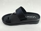 VOGA 1740 SİYAH ÇATLAK COMFORT CASUAL Kadın TERLİK