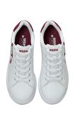 U.S.POLO ASSN COSTA 4FX BEYAZ BORDO COMFORT CASUAL ANATOMİK SNEAKER