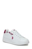 U.S.POLO ASSN COSTA 4FX BEYAZ BORDO COMFORT CASUAL ANATOMİK SNEAKER