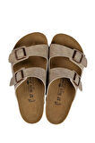 ROY JONES 7001 BEJ ERKEK COMFORT CASUAL ANATOMİK TOKALI TERLİK