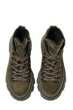 LUMBERJACK BRUNELLPO 3PR HAKİ HAKİKİ DERİ COMFORT CASUAL TARZ BOT