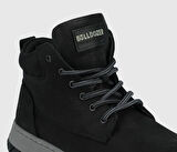 Siyah Deri Erkek Bot