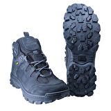 Bulldozer Outdoor Bot Nubuk Deri Siyah 250004