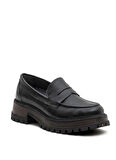 Bulldozer Siyah Kadın Loafer BUL-260862