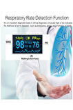 Comfort Plus Pulse Oksimetre M170 Oksijen Satürasyon Ölçüm Cihazı Alarmlı