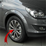 Opel Astra H Füme Jant Göbeği Titanyum 4 Adet Takım İthal