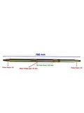 ATV AKS VİP TRACK 780 mm BİLYA YATAĞI 35 mm TEK YİVLİ 22 FREZE