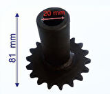 ÖN DİŞLİ ATV 18T - 428 İÇ 20 mm UZUNLUK 81 mm TM
