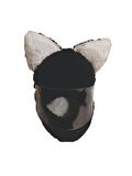 Jiekai K114 KEDİ VE KÖPEK KASKI Mod7 Cat Woman