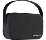Volkano Fabric Series Kablosuz Bluetooth Hoparlör Siyah VK-3020-BK