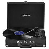 Volkano VK-3160 BK Retro Çantalı Siyah Pikap