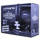 Volkano VK-3160 BK Retro Çantalı Siyah Pikap