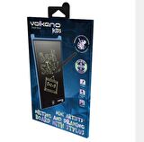 Volkano Doodle Writing Tablet Lcd 8.5 Inç Dijital Kalemli Çizim Yazı Tahtası Grafik Not Yazma Eğitim Tableti Mavi VK-850-BL