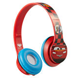 Disney Cars Arabalar Bluetooth Lisanslı Kulak Üstü Çocuk Kulaklığı-DY-2004-CR