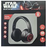 Star Wars Darth Vader Bluetooth Kulaklık Led Işıklı Mikrofonlu Kablosuz Radyolu Lisanslı SW-2021-DS