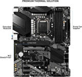 MSI Z490-A Pro Soket 1200 Ddr4 4800 (Oc) Pci-E Gen 4 ,M.2