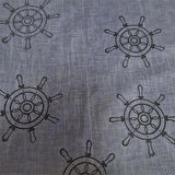 Pamuklu Fular, Tahta Baskılı, Hediyelik , El Yapımı Taşlanmış Pamuklu Fular, Moli Tasarım