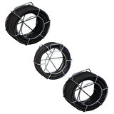 Kanal tıkalı gider açma makinesi 16-19-22 mm (Full Set)