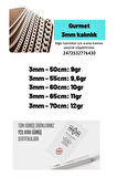 3mm Gurmet Model 925 Ayar Gümüş Erkek Kadın  Kolye Zincir 2472532776430