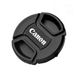LC - 62mm Canon 62mm Lensler İçin Lens Kapağı, Objektif Kapağı Bağcıklı