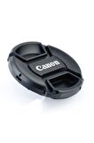 Canon Uyumlu 49mm Snap On Lens Objektif Kapağı Bağcıklı