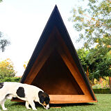 MANDU Ahşap Köpek Kulübesi (A Frame)