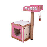 Patihomes  Katlı Kedi Evi ve Kedi Tırmalama Oyun Evi