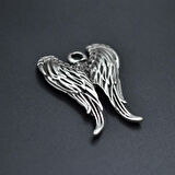 Melek Kanatlı Kolye Ucu - Antik Gümüş Kaplama - Kod:178