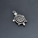 Kaplumbağ Kolye Ucu - Antik Gümüş Kaplama - Kod:260