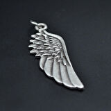 Melek Kanat Kolye Ucu - Antik Gümüş Kaplama - Kod:3