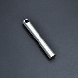 Silindir Çubuk Kolye Ucu - Antik Gümüş Kaplama - Kod:63