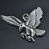 Kartal Kolye Ucu - Antik Gümüş Kaplama - Kod:14