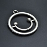 Gülen Yüz- Smile Kolye Ucu - Antik Gümüş Kaplama - Kod:205