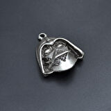 Star Wars - Darth Vader Kolye Ucu - Antik Gümüş Kaplama - Kod:97