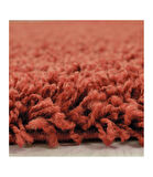 Yüksek Tüylü 30 mm Hav Yüksekliğinde Düz Turuncu renkli Shaggy Halı