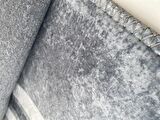 Bambu Halı İpeksi yumuşak Su ve Leke tutmaz Dalga desenli Gri Altın renklerde