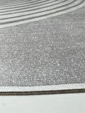 Modern Şönil Dokuma Taban Geometrik desenli Krem Beyaz Halı