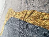 Bambu Halı Salon Halısı Post Pelüş Halı Modern desenli Gold Krem