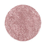 Yuvarlak Halı Yumuşak Yüksek Havlı 30 mm Shaggy Salon halısı Düz Gül Kurusu Pembe Renkli