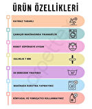 Dijital Baskı Kaymaz Taban Yıkanabilir Kesme Yolluk Oda Salon Mutfak İskandinav Krem Halı