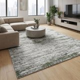 Gri Yeşil Salon Halısı Modern Dokulu Dijital Baskılı Kaymaz Tabanlı Halı