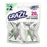 Crazy Sandeel CSE150/2 CSE221 20gr Off Shore Jig Head