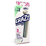 Crazy Sandeel CSE150/2 CSE233 3X Gövde Blue Nacre Silikon Yem