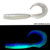 Daiwa Bait Junkie 10cm Grub (5 Adet) WHITEWASH GLOW-Standart