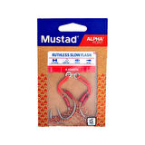 Mustad Alpha Point Ruthless Slow Flash Asist Olta İğnesi A-ASSIST4 TITAN STEEL-NO:2/0 - 2Lİ