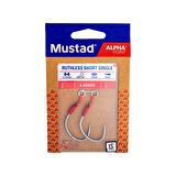 Mustad Alpha Point Ruthless Short Single Asist Olta İğnesi A-ASSIST5 TITAN STEEL-NO:2 - 2Lİ